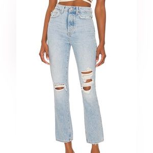 Lovers and Friends Reece Slim Straight High Rise Denim